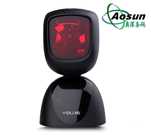 Youjie優解5900商用一維掃描器激光掃描槍紅外線掃描器